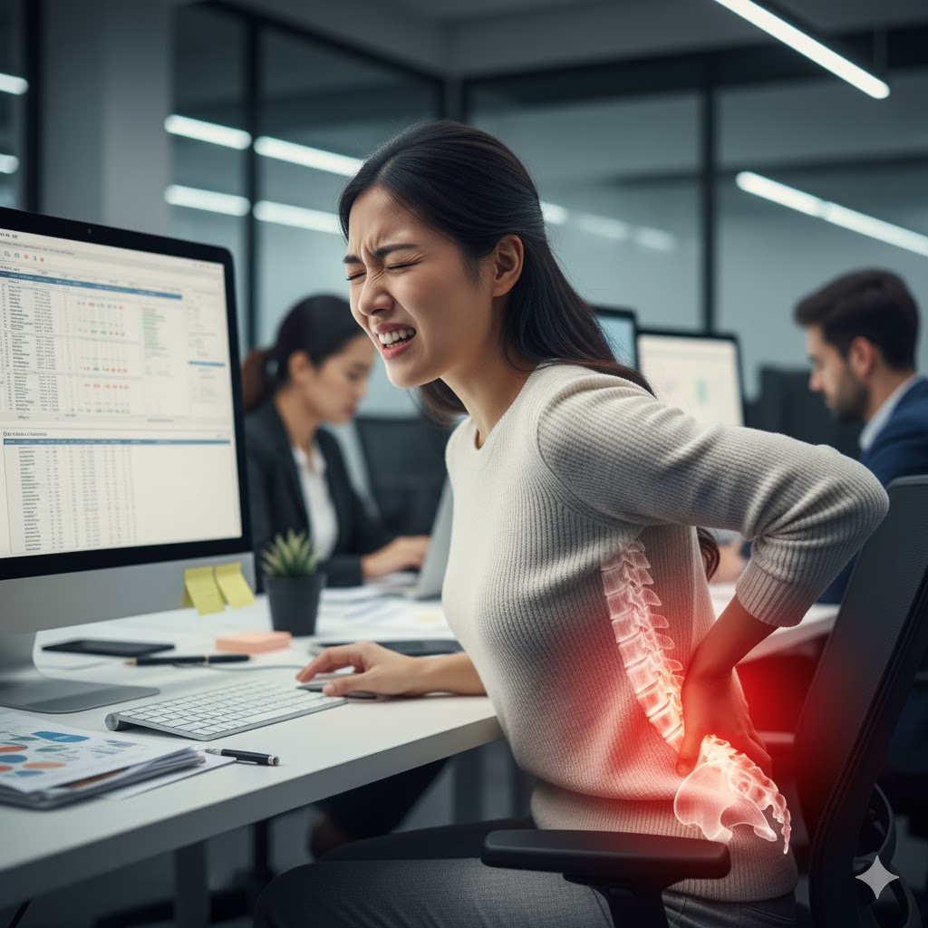 久坐讓骨盆越坐越歪？從肌肉緊繃到骨盆失衡，整復推拿如何幫身體重新找回對稱